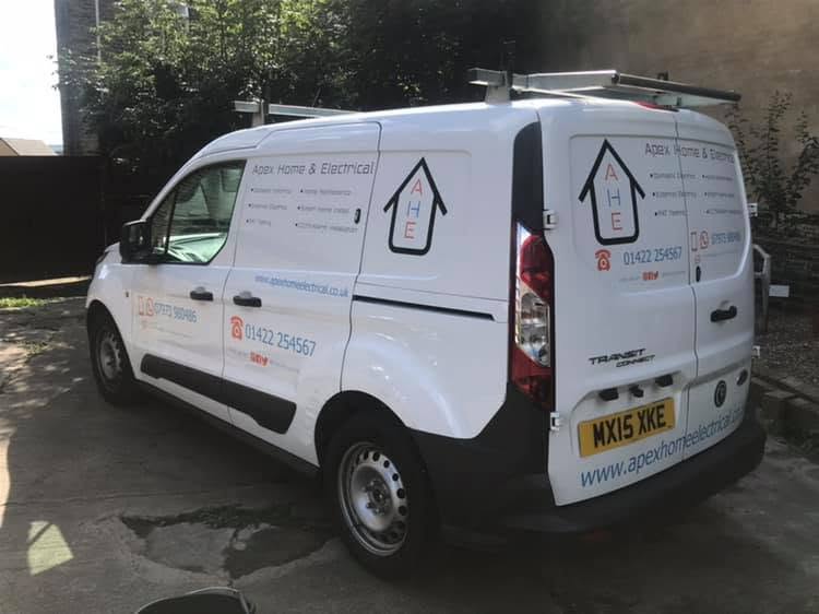 Apex Home & Electrical work van
